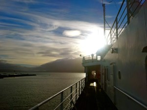 Ferry crossing Cook Strait