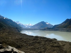 The road to Mt. Cook