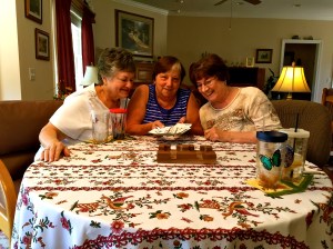 Tuesday afternoon, local Orangeburg area card club (Canasta is the game)