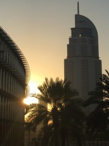 Sunrise just outside my hotel