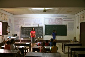 Teaching the after school class.