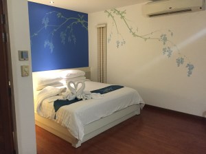 Bussaba Bangkok hotel room.