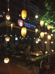 Restaurant and lounge in Vientiane.