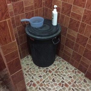 Shower Trashcan