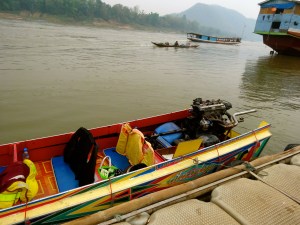 The engine with propeller removed. 