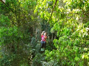 Me on my zip line!