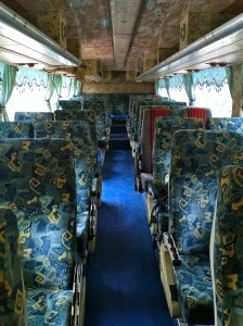 VIP Bus from Vang Vieng to Luang Prabang, Laos. 