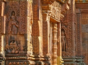 Carvings in Banteay Srei, 
